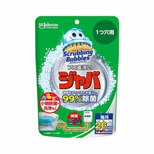 [ジョンソン]スクラビングバブル 風呂釜洗浄剤 ジャバ 1つ穴用 粉末タイプ 160g