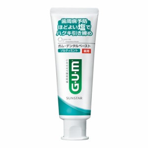 [サンスター]GUM ガム 薬用 デンタルペースト ソルティミント スタンディングタイプ 150g[医薬部外品](ハミガキ 歯みがき 歯磨き粉 デ・