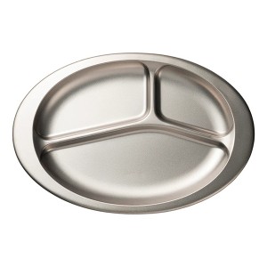 サーモマグ thermo mug TSUBAME 燕 ランチプレートオーバル チタン T-LPO22T(LUNCH PLATE (ROUND)TITANIUM)