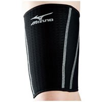 MIZUNO ミズノ [BIOGEAR] バイオギアサポーターふともも用/大腿部(左右兼用/1枚入り)[91:ブラックxシルバー][50MS21291]