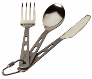 【国内正規品】NORDISK カラトリー3点セット Titan Cutlery 3pc Set(チタン製カトラリー3点セット)[119021](ノルディスク)
