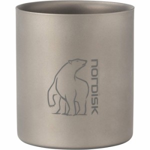 【国内正規品】NORDISK ノルディスク Titanium Double Wall Mug 220ml Without Handle(チタンダブルウォールマグ チタンマグ)[119010]