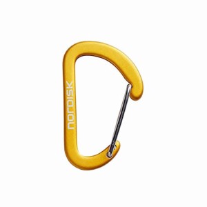 【国内正規品】NORDISK ノルディスク Mini Hooks Mustard(12Pcs)(ミニフック マスタード 12点セット ミニカラビナ)[148080]