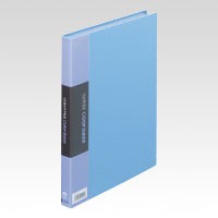 クリアーファイル・カラーベース [122CW] 1冊 Ｂ５判タテ型 本体色：青 (クリアファイル)