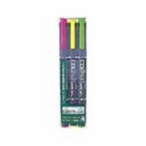 蛍光オプテックスケア [WKCR1-3C] 1セット セット インク色：黄，ピンク，緑 (蛍光マーカー/蛍光ペン)