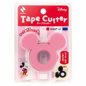 [ニチバン]セロテープテープカッター ミッキーマウス ピンク[CTD-15PK]