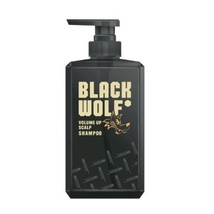 【大正製薬】 [ブラックウルフ] ボリュームアップ スカルプ シャンプー ポンプタイプ (380mL)[男性向け]