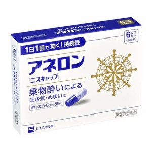 【ゆうパケット配送対象】【第(2)類医薬品】エスエス製薬 アネロン「ニスキャップ」6カプセル(ポスト投函 追跡ありメール便)