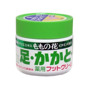 【オリヂナル】ももの花薬用フットクリーム 70g[医薬部外品](かかと 乾燥 カサつき ひび あかぎれを防ぐ)