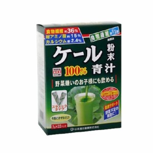 山本漢方製薬 ケール粉末100% 青汁 3g x 22包