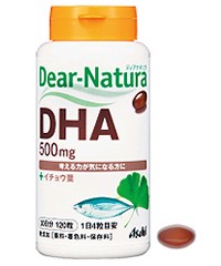 アサヒ  ディアナチュラ  [DHA]with  イチョウ葉  （120粒）