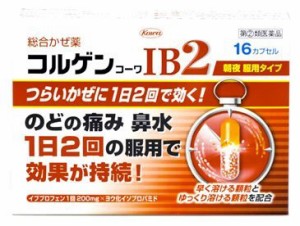 【ゆうパケット配送対象】【第(2)類医薬品】興和新薬 コルゲンコーワIB2 16カプセル【SM】(メール便)