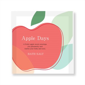 【ゆうパケット配送対象】Apple Days アップルデイズ バスソルト 30g(淡いオレンジ色 りんごの香り 入浴剤)(ポスト投函 追跡ありメール