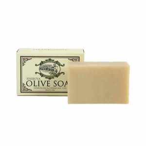 [渋谷油脂]SHIBUYA OLIVE SOAP シブヤ オリーブ ソープ 石鹸 100g (固形石鹸)(石けん・せっけん)(防腐剤不使用・無香料・無着色)