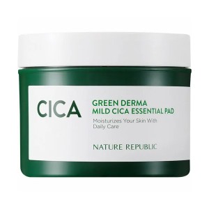 [GREENDERMA] グリーンダーマ CICA エッセンシャルパッド 90枚入り(角質ケア・パック・韓国コスメ)(naturerepublic)