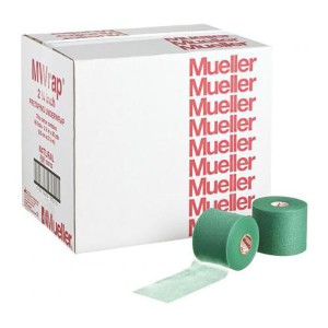 Mueller(ミューラー)Mラップカラービッグ グリーン 1箱（48巻入）サポート メンテナンス テーピング 130705