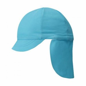 【ゆうパケット配送対象】FOOTMARK(フットマーク) フラップ付き体操帽子(取り外しタイプ)水色(サックス) 日よけ ぼうし 熱中症 紫外線