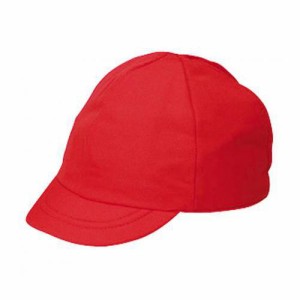 【ゆうパケット配送対象】FOOTMARK(フットマーク) 体操帽子 カラー:レッド(赤) スクラム 日よけ ぼうし 熱中症 紫外線 体育 101220(ポ・