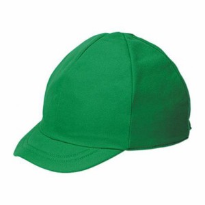 【ゆうパケット配送対象】FOOTMARK(フットマーク) 体操帽子 カラー:グリーン ジャンプ 日よけ ぼうし 熱中症 紫外線 体育 赤白帽 10122