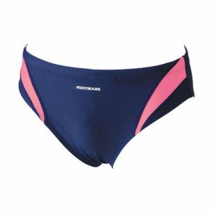 【ゆうパケット配送対象】FOOTMARK(フットマーク) メンズ アクアライン水着(競泳)3L、4L カラー:ピンク 男性 ジム プール スイミング ・