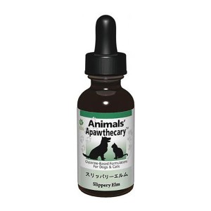 Animals Apawthecary 犬 猫 スリッパリーエルム 1オンス 29.5ml(犬猫用サプリメント)P289※お取り寄せ1週間程度かかります