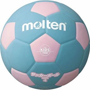 モルテン（Molten） サッカーボール4号球 サッカー2200 軽量4号 ピンク×サックス