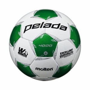 モルテン（Molten） サッカーボール4号球 ペレーダ4000 ホワイト×メタリックグリーン