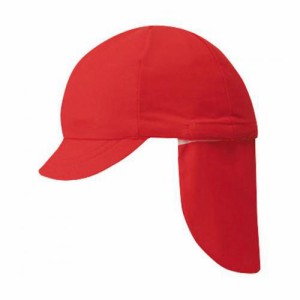 【ゆうパケット配送対象】FOOTMARK(フットマーク) フラップ付き体操帽子(取り外しタイプ)LLサイズ 日よけ ぼうし 熱中症 紫外線 体育 1