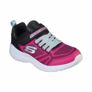 Skechers スケッチャーズ キッズ SNAPSPRINTS ブラック×マルチ(BKMT)運動 エクササイズ フィットネス 通勤・通学 81372L