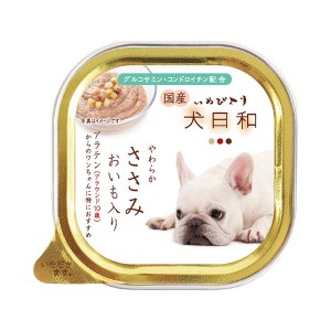 【犬日和】トレイ やわらかささみ アラウンド10歳からのワンちゃん 100g (犬用 ドッグフード ウェット) (わんわん 国産 鶏肉) (いぬ イ