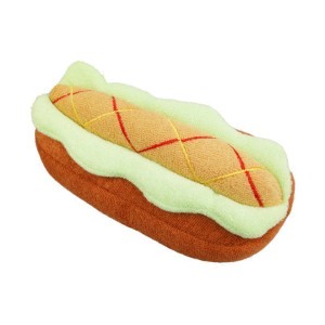 [ワンワンベーカリー]ホットドッグ(犬用おもちゃ ぬいぐるみ ペット用品)