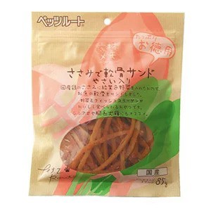 [素材メモ]ささみで軟骨サンド野菜 お徳用 85g