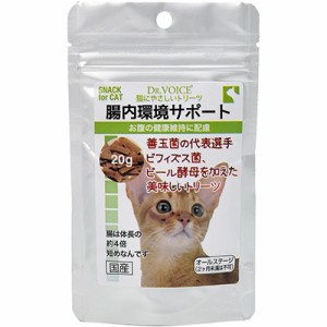 【C】ドクターヴォイス 猫にやさしいトリーツ 腸内環境サポート 20g