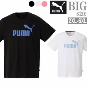 トレーニングウェア 半袖 PUMA プーマ 大きいサイズ メンズ ブランド Tシャツ ロゴプリント C020416-09