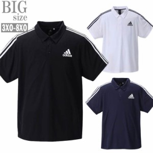 ポロシャツ 半袖 adidas アディダス 大きいサイズ メンズ トレーニングウェア スポーツウェア C040306-07