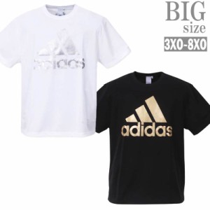 Tシャツ adidas アディダス 大きいサイズ メンズ ビッグロゴ プリント トレーニングウェア C050310-03