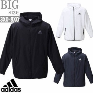 adidasビッグロゴナイロンパ-カ-Lサイズ新品！