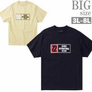 プリントTシャツ 大きいサイズ メンズ SEVEN2 セブンツー 天竺 半袖 お洒落 トップス C060226-03