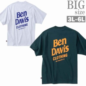 Tシャツ 大きいサイズ メンズ プリントT BEN DAVIS ベン・デービス ブランドロゴ トップス C060328-05