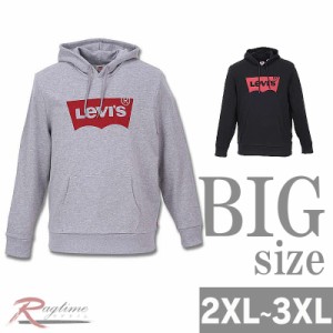 プルオーバーパーカー 長袖 大きいサイズ メンズ Levi's リーバイス ロゴプリント C300725-17