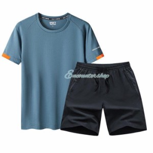 上下セット ハーフパンツ 半袖 Ｔシャツ メンズ おしゃれ 春 夏 シンプル カジュアル カジュアル 部屋着 スポーツ 男性 彼氏 父 メンズフ