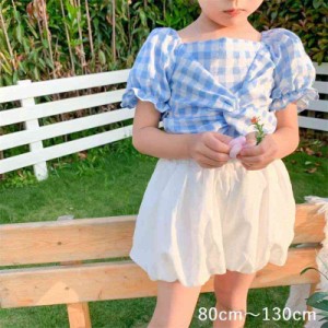 ショートパンツ キッズ ベビー 女の子 短パン カボチャパンツ バルーンパンツ ボトムス 子供服 かわいい 白 シンプル 無地 定番 ふんわり