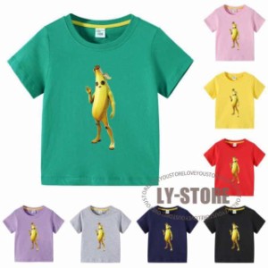 【15色】フォートナイト Tシャツ 男の子 女の子 子供服 子ども服 こども服 キッズ 春 90 100 110 120 ロゴ プリント