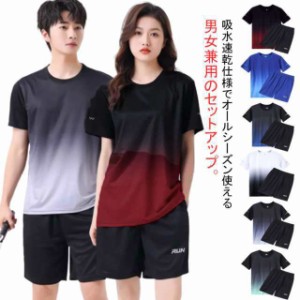 送料無料 サウナスーツ 半袖Tシャツ ハーフパンツ トレーニングウェア メンズ レディース 上下セット Tシャツ パンツ 短パン 半ズボン ル