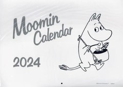 [書籍]/ムーミン 壁かけカレンダー モノトーン 2024 (学研 カレンダー)/学研ステイフル/NEOBK-2901031