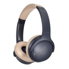 [グッズ]/【2021年6月発売】【WIRELESS HEADPHONE】 audio-technica/Bluetooth対応ワイヤレスヘッドホン/ATH-S220BT NBG ネイビーベージ