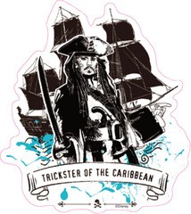 [グッズ]/【2021年6月発売】パイレーツ・オブ・カリビアン / 最後の海賊 ダイカットステッカー B/NEOGDS-476828