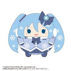 [グッズ]/【2024年8月発売】PC-18 初音ミク 雪ミク ふわコロりん BIG C : 雪ミク (2012)/NEOGDS-761611