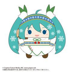 [グッズ]/【2024年8月発売】PC-18 初音ミク 雪ミク ふわコロりん BIG F : 雪ミク (2015)/NEOGDS-761614