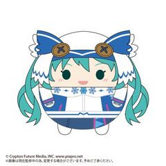 [グッズ]/【2024年8月発売】PC-18 初音ミク 雪ミク ふわコロりん BIG G : 雪ミク (2016)/NEOGDS-761615